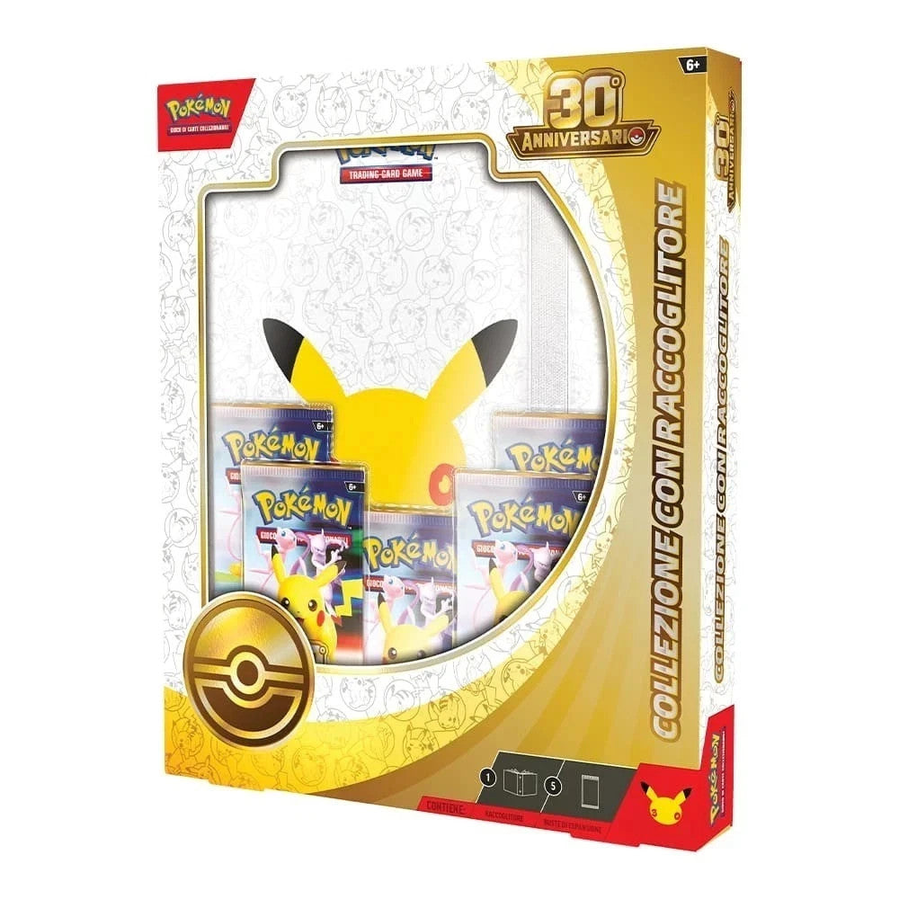 Pokemon 30th Anniversario Collezione con Raccoglitore
