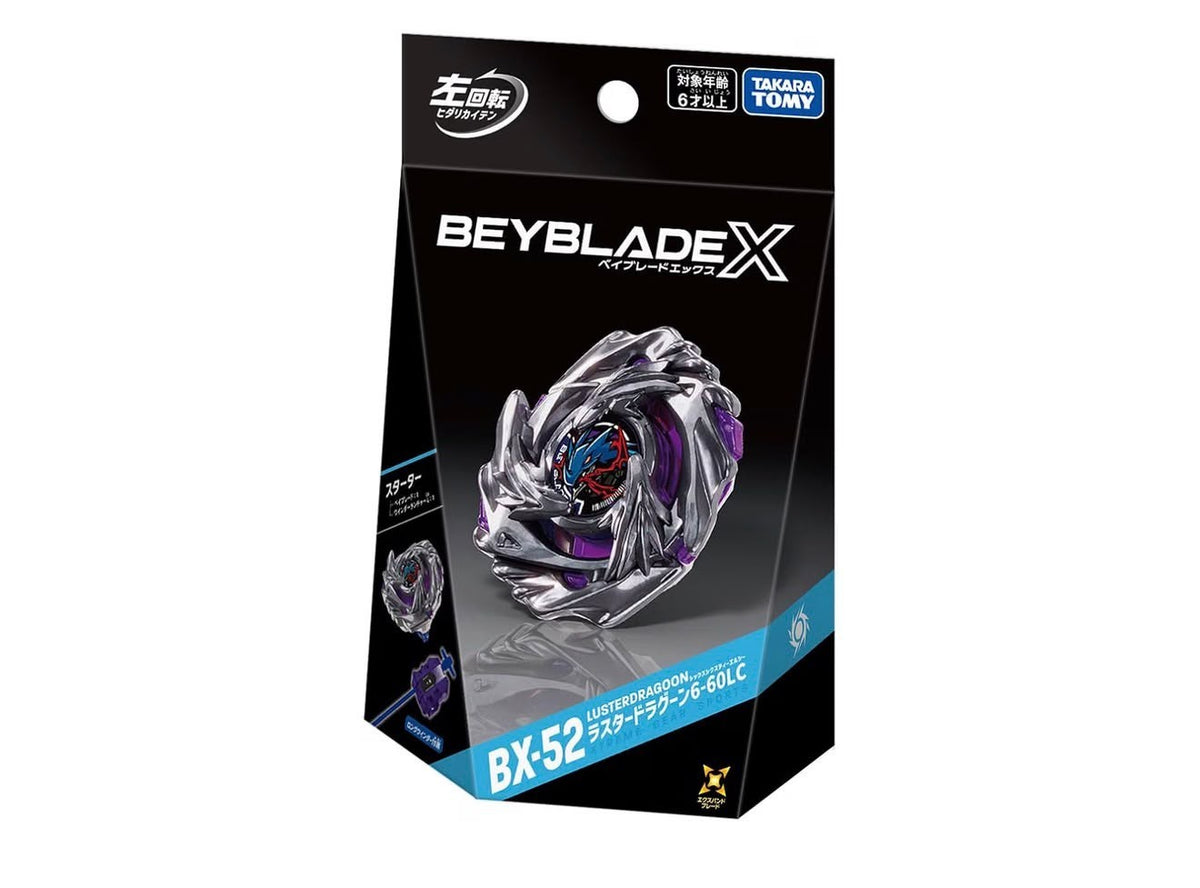 TAKARA TOMY Beyblade X BX-52 Luster Drago 5-60LC con launcher PREORDER