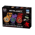 PRE ORDER -TAKARA TOMY BEYBLADE X CX-00 EVANGELION DECK SET nuovo