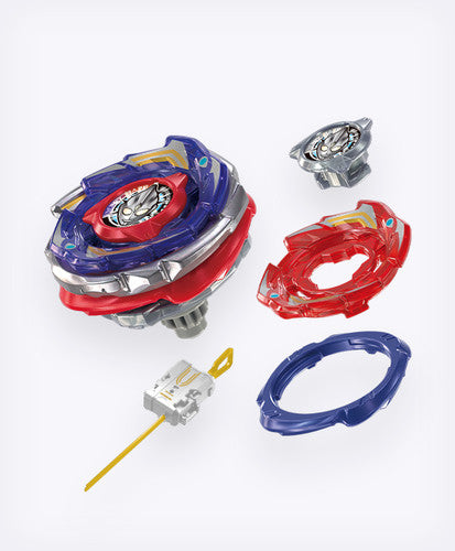 Takara Tomy Beyblade X UX-00 TigaRage FT3-60T Ultraman Tiga 30th Anniversario