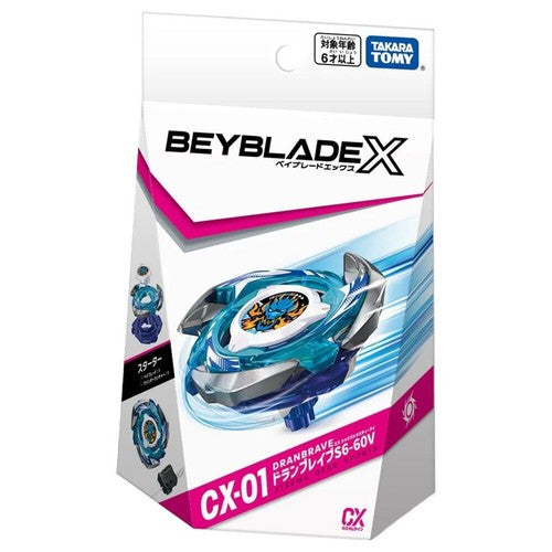 TAKARA TOMY Courage Dran Brave S6-60V Beyblade X Series Starter CX-01
