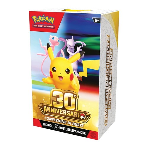 Pokémon 30th Anniversario Confezione 6 buste BUNDLE ITA - PREORDER