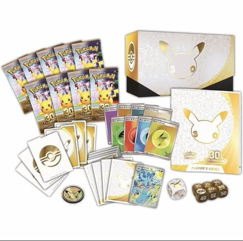 Pokémon Scatola Allenatore Elite Celebrazione 30° Anniversario ETB sealed